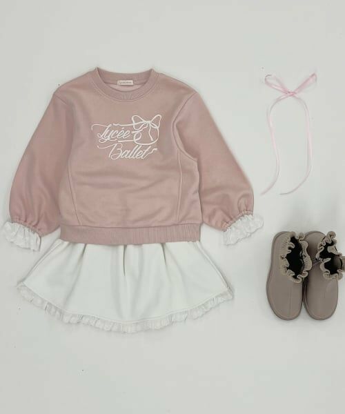 Lycee mine / リセマイン スウェット | 【Lycee mine バレエシリーズ】袖口レーススウェット | 詳細16