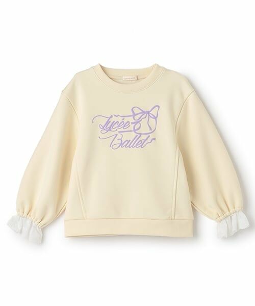 Lycee mine / リセマイン スウェット | 【Lycee mine バレエシリーズ】袖口レーススウェット | 詳細2
