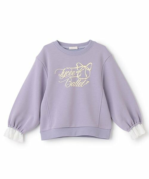 Lycee mine / リセマイン スウェット | 【Lycee mine バレエシリーズ】袖口レーススウェット | 詳細3