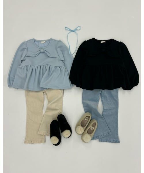 Lycee mine / リセマイン スウェット | 【Lycee mine バレエシリーズ】リボンカラーペプラムトップス | 詳細16