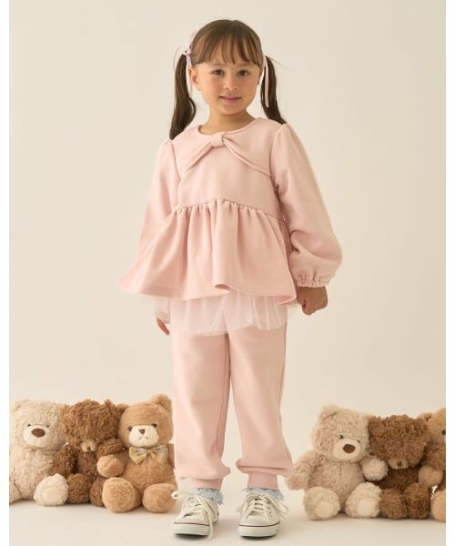 Lycee mine / リセマイン スウェット | 【Lycee mine バレエシリーズ】リボンカラーペプラムトップス | 詳細18