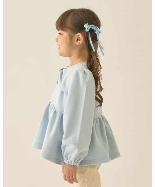 Lycee mine / リセマイン スウェット | 【Lycee mine バレエシリーズ】リボンカラーペプラムトップス | 詳細25