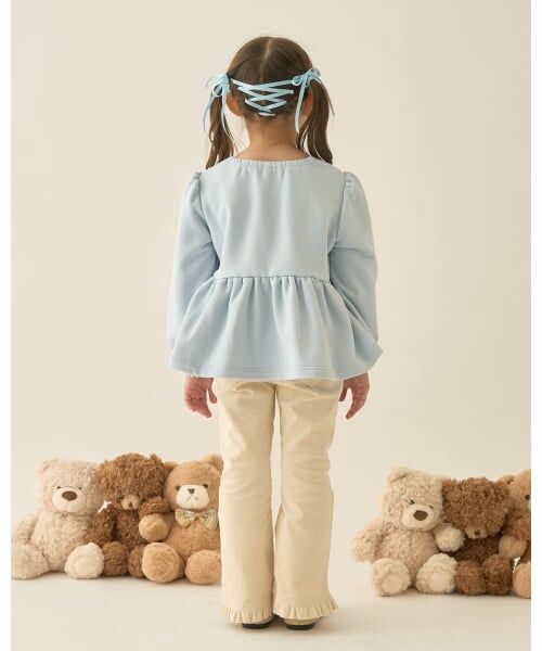 Lycee mine / リセマイン スウェット | 【Lycee mine バレエシリーズ】リボンカラーペプラムトップス | 詳細26
