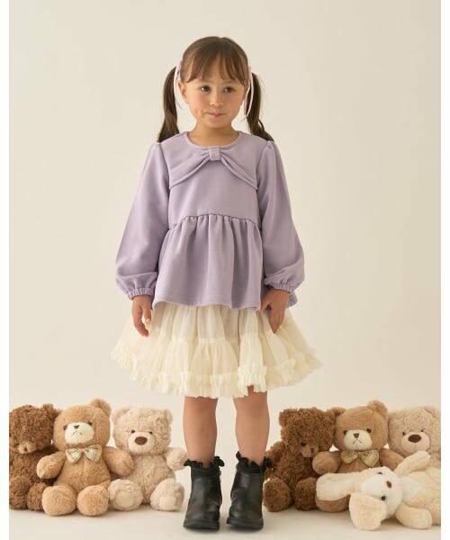 Lycee mine / リセマイン スウェット | 【Lycee mine バレエシリーズ】リボンカラーペプラムトップス | 詳細27