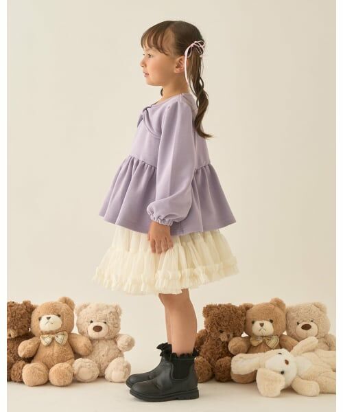 Lycee mine / リセマイン スウェット | 【Lycee mine バレエシリーズ】リボンカラーペプラムトップス | 詳細28