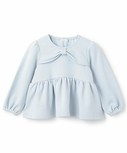 Lycee mine / リセマイン スウェット | 【Lycee mine バレエシリーズ】リボンカラーペプラムトップス | 詳細3