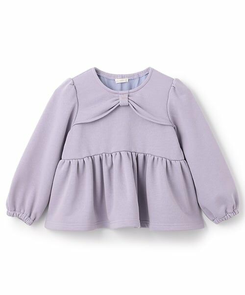 Lycee mine / リセマイン スウェット | 【Lycee mine バレエシリーズ】リボンカラーペプラムトップス | 詳細4