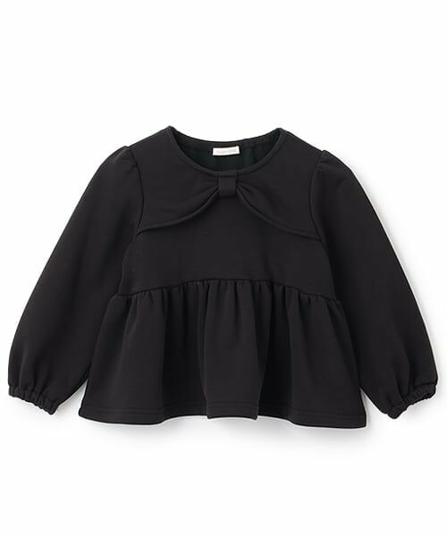 Lycee mine / リセマイン スウェット | 【Lycee mine バレエシリーズ】リボンカラーペプラムトップス | 詳細5