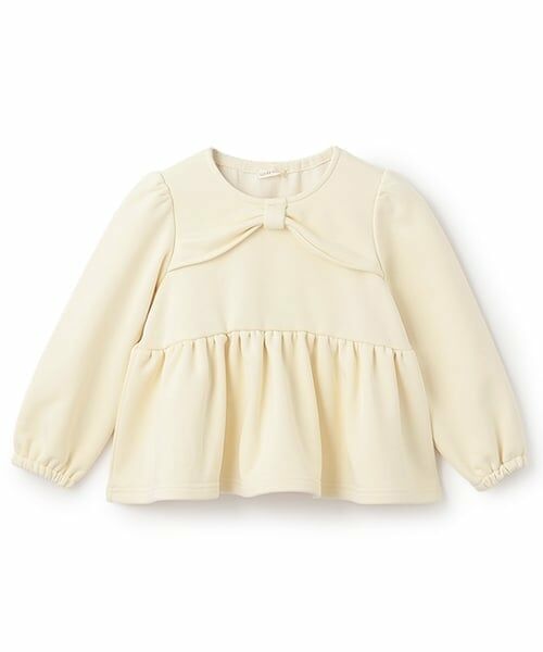 Lycee mine / リセマイン スウェット | 【Lycee mine バレエシリーズ】リボンカラーペプラムトップス | 詳細6