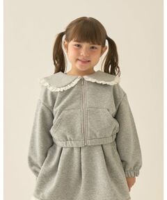 Lycee mine / リセマイン スウェット | 【Lycee mine バレエシリーズ】【セットアップ可】セーラーカラーフルジップスウェット