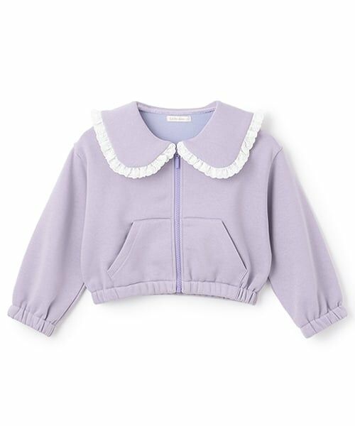 Lycee mine / リセマイン スウェット | 【Lycee mine バレエシリーズ】【セットアップ可】セーラーカラーフルジップスウェット | 詳細2