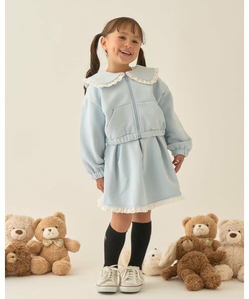 Lycee mine / リセマイン スウェット | 【Lycee mine バレエシリーズ】【セットアップ可】セーラーカラーフルジップスウェット | 詳細24