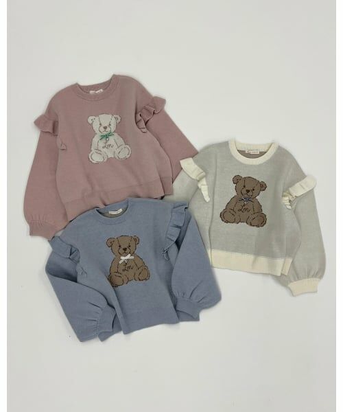 Lycee mine / リセマイン ニット・セーター | 【Lycee mine バレエシリーズ】【マシュマロみたいな着心地】【マシンウォッシャブル】ベアジャガードセーター | 詳細13