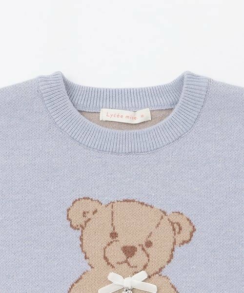 Lycee mine / リセマイン ニット・セーター | 【Lycee mine バレエシリーズ】【マシュマロみたいな着心地】【マシンウォッシャブル】ベアジャガードセーター | 詳細5