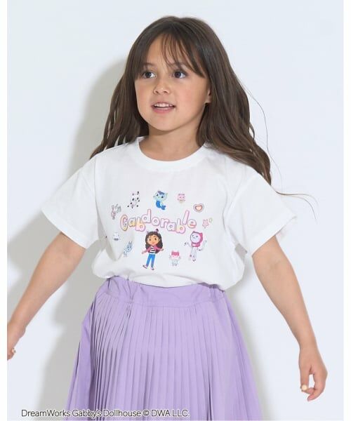 Lycee mine / リセマイン Tシャツ | 【ギャビーズドールハウス】【ソフトコットン】プリントTシャツ（オフ ホワイト）