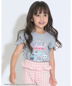 Lycee mine / リセマイン Tシャツ | 【ギャビーズドールハウス】【ソフトコットン】デザインスリーブプリントTシャツ