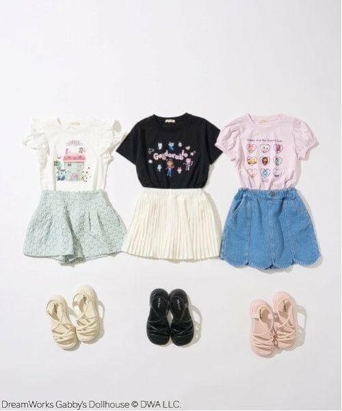 Lycee mine / リセマイン Tシャツ | 【ギャビーズドールハウス】【ソフトコットン】デザインスリーブプリントTシャツ | 詳細15