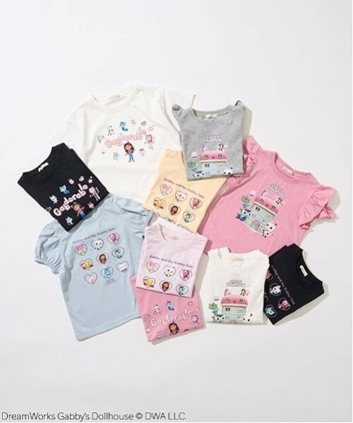 Lycee mine / リセマイン Tシャツ | 【ギャビーズドールハウス】【ソフトコットン】デザインスリーブプリントTシャツ | 詳細16