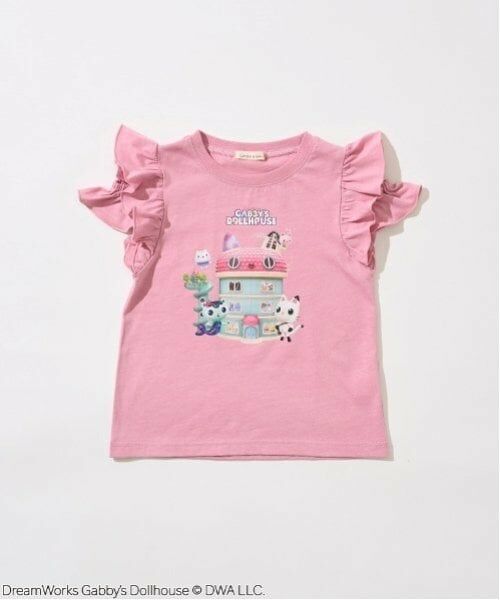 Lycee mine / リセマイン Tシャツ | 【ギャビーズドールハウス】【ソフトコットン】デザインスリーブプリントTシャツ | 詳細2