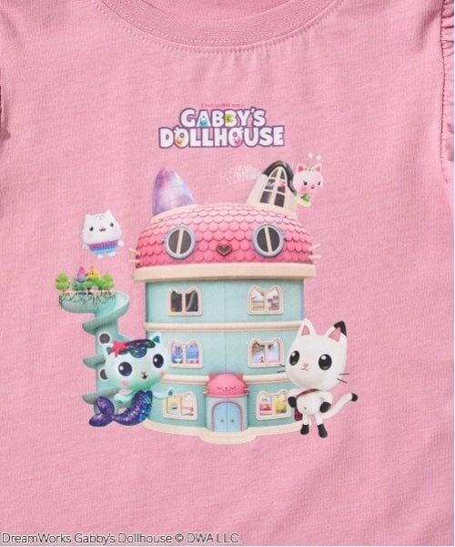 Lycee mine / リセマイン Tシャツ | 【ギャビーズドールハウス】【ソフトコットン】デザインスリーブプリントTシャツ | 詳細4