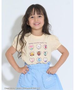 Lycee mine / リセマイン Tシャツ | 【ギャビーズドールハウス】【ソフトコットン】パフスリーブプリントTシャツ