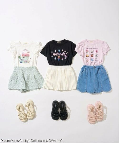 Lycee mine / リセマイン Tシャツ | 【ギャビーズドールハウス】【ソフトコットン】パフスリーブプリントTシャツ | 詳細17