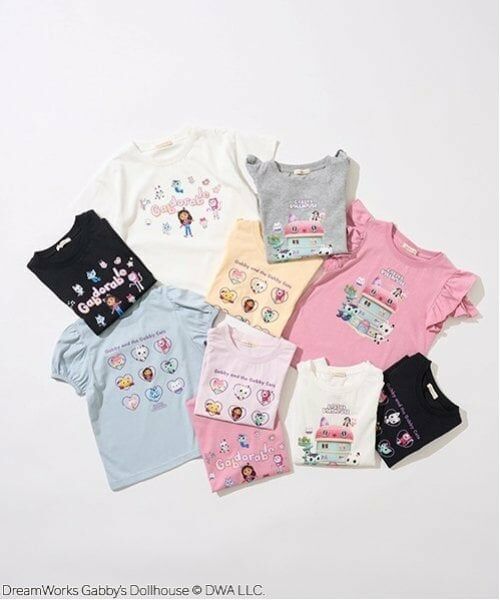 Lycee mine / リセマイン Tシャツ | 【ギャビーズドールハウス】【ソフトコットン】パフスリーブプリントTシャツ | 詳細18