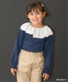 Lycee mine / リセマイン Tシャツ | 【Miffy】【ソフトコットン】コットンレース衿トップス