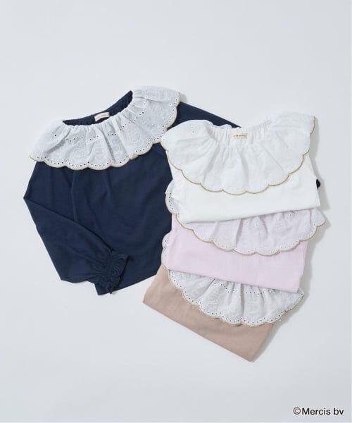 Lycee mine / リセマイン Tシャツ | 【Miffy】【ソフトコットン】コットンレース衿トップス | 詳細1