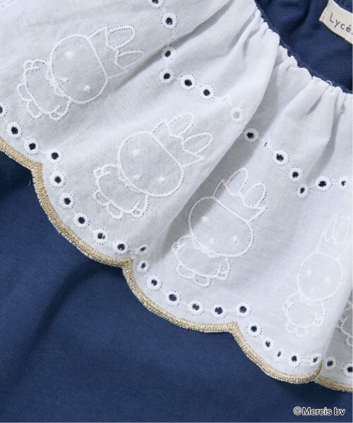 Lycee mine / リセマイン Tシャツ | 【Miffy】【ソフトコットン】コットンレース衿トップス | 詳細8