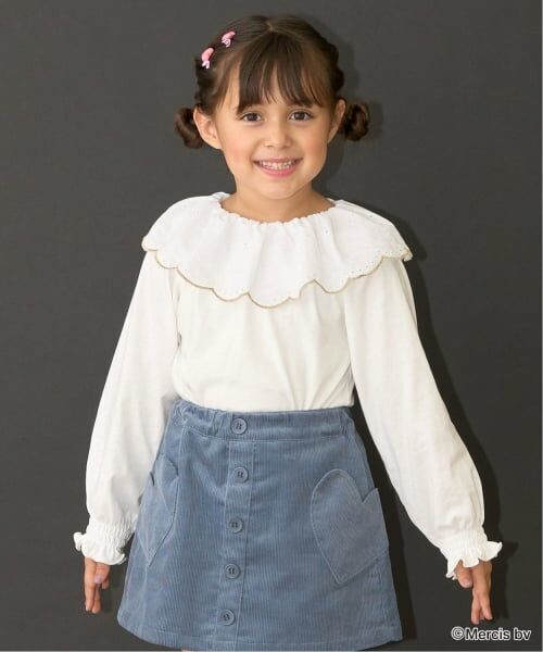 Lycee mine / リセマイン Tシャツ | 【Miffy】【ソフトコットン】コットンレース衿トップス（オフ ホワイト）