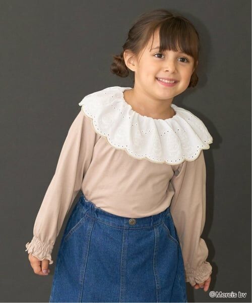 Lycee mine / リセマイン Tシャツ | 【Miffy】【ソフトコットン】コットンレース衿トップス（シナモン）