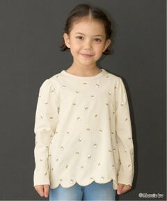 Lycee mine / リセマイン Tシャツ | 【Miffy】総柄裾スカラップAラインTシャツ