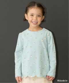 Lycee mine / リセマイン Tシャツ | 【Miffy】総柄裾スカラップAラインTシャツ