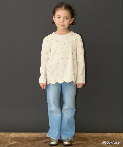 Lycee mine / リセマイン Tシャツ | 【Miffy】総柄裾スカラップAラインTシャツ | 詳細10