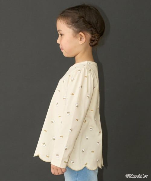 Lycee mine / リセマイン Tシャツ | 【Miffy】総柄裾スカラップAラインTシャツ | 詳細11