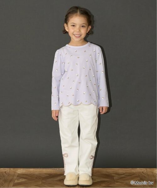 Lycee mine / リセマイン Tシャツ | 【Miffy】総柄裾スカラップAラインTシャツ | 詳細13