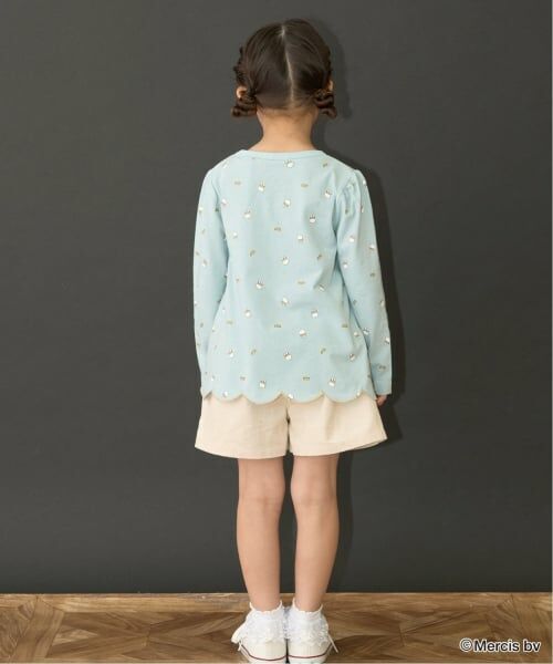 Lycee mine / リセマイン Tシャツ | 【Miffy】総柄裾スカラップAラインTシャツ | 詳細18