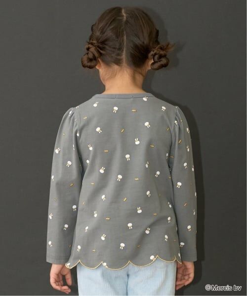 Lycee mine / リセマイン Tシャツ | 【Miffy】総柄裾スカラップAラインTシャツ | 詳細22