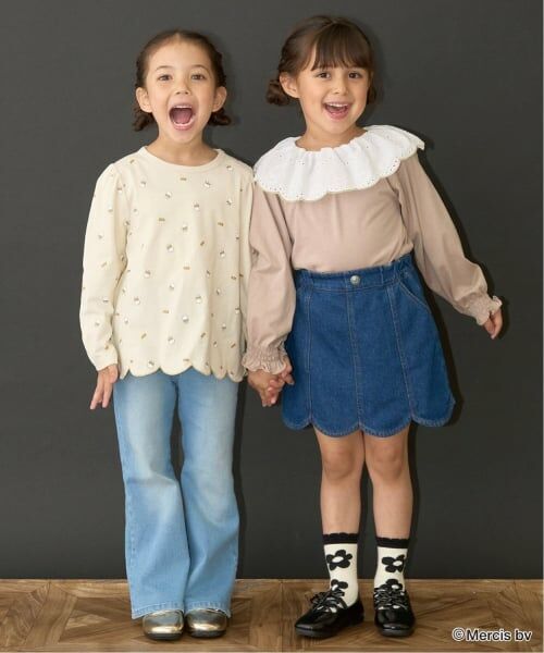 Lycee mine / リセマイン Tシャツ | 【Miffy】総柄裾スカラップAラインTシャツ | 詳細23