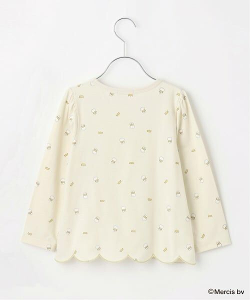Lycee mine / リセマイン Tシャツ | 【Miffy】総柄裾スカラップAラインTシャツ | 詳細6