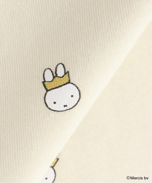 Lycee mine / リセマイン Tシャツ | 【Miffy】総柄裾スカラップAラインTシャツ | 詳細9