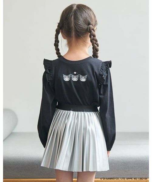 Lycee mine / リセマイン Tシャツ | 【大人気カラー再入荷】【サンリオキャラクターズ】【どちらが前でもOK】【ソフトコットン】肩フリルAラインTシャツ | 詳細26