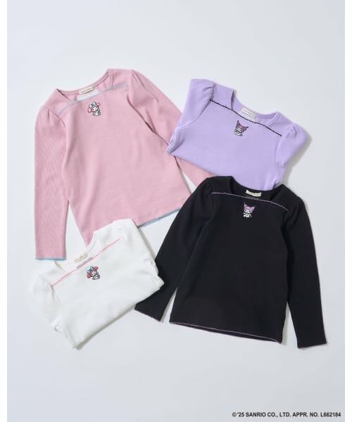 Lycee mine / リセマイン Tシャツ | 【サンリオキャラクターズ】ワンポイント刺しゅうトップス | 詳細1
