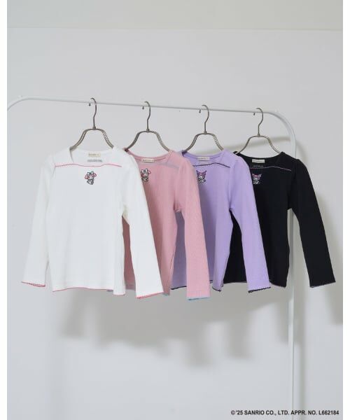 Lycee mine / リセマイン Tシャツ | 【サンリオキャラクターズ】ワンポイント刺しゅうトップス | 詳細12