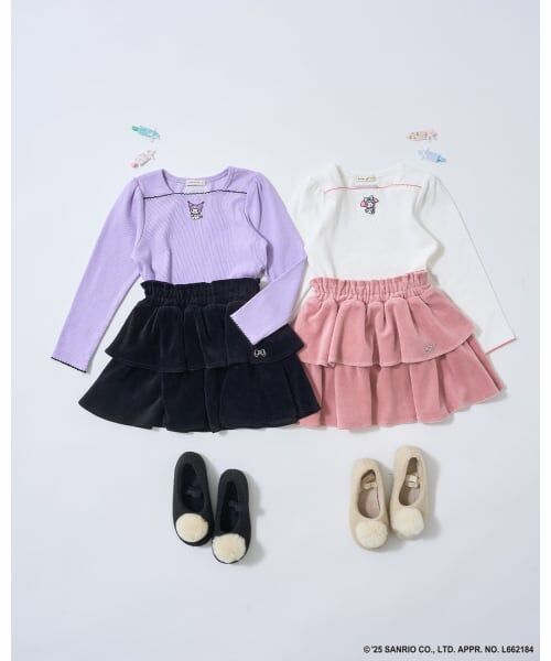 Lycee mine / リセマイン Tシャツ | 【サンリオキャラクターズ】ワンポイント刺しゅうトップス | 詳細13