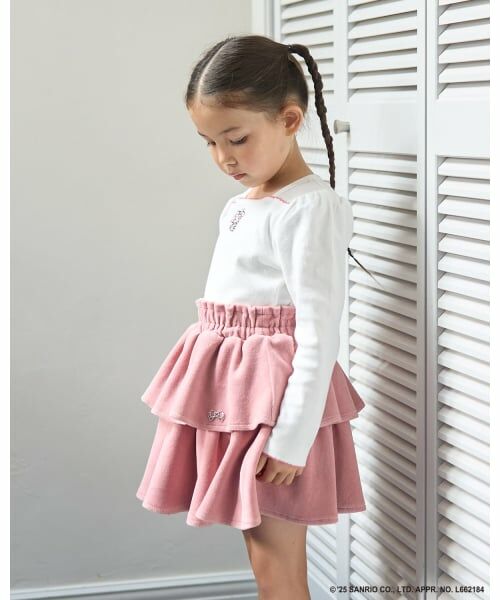 Lycee mine / リセマイン Tシャツ | 【サンリオキャラクターズ】ワンポイント刺しゅうトップス | 詳細14