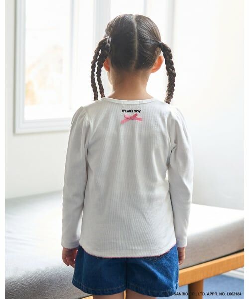 Lycee mine / リセマイン Tシャツ | 【サンリオキャラクターズ】ワンポイント刺しゅうトップス | 詳細17