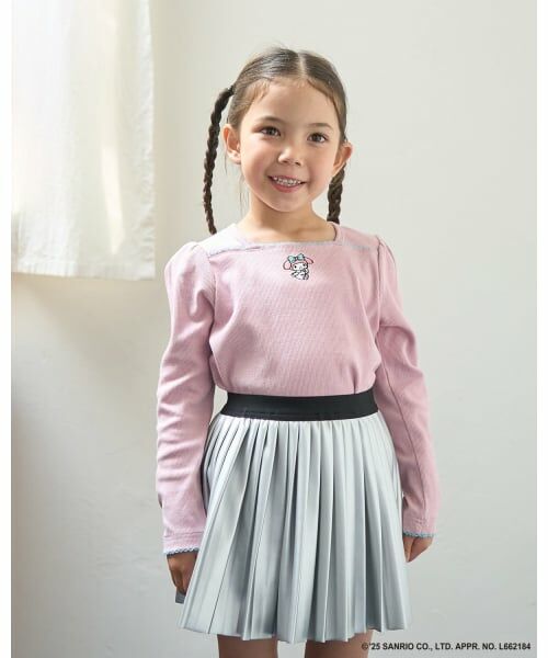 Lycee mine / リセマイン Tシャツ | 【サンリオキャラクターズ】ワンポイント刺しゅうトップス | 詳細20