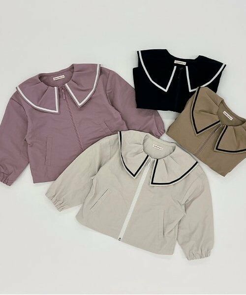 Lycee mine / リセマイン ブルゾン | フリルカラーウィンドブレーカー | 詳細12